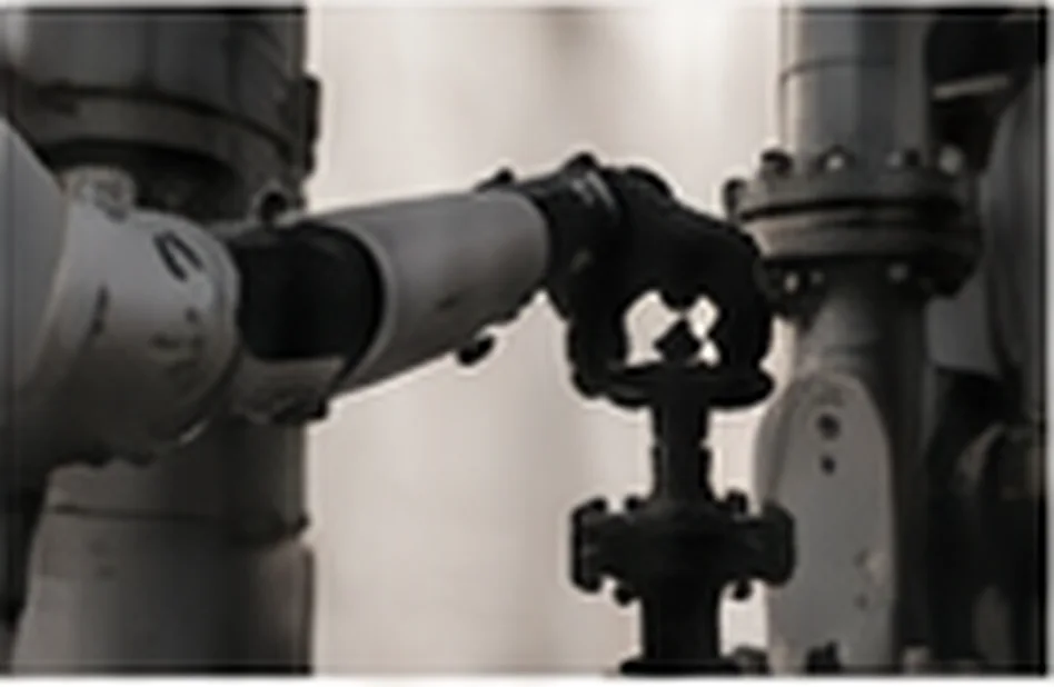 Robot hand interacting with an industrial valve